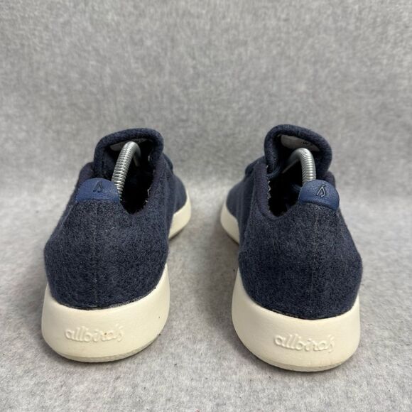 Allbird Wool Runner Women Shoe Size 7 Blue White Low Top Casual Everyday Sneaker - Picture 5 of 9